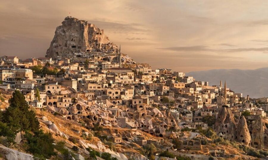 Daily Cappadocia tour start from Istanbul by plane - Uchisar Castle viewpoint: the rock citadel start