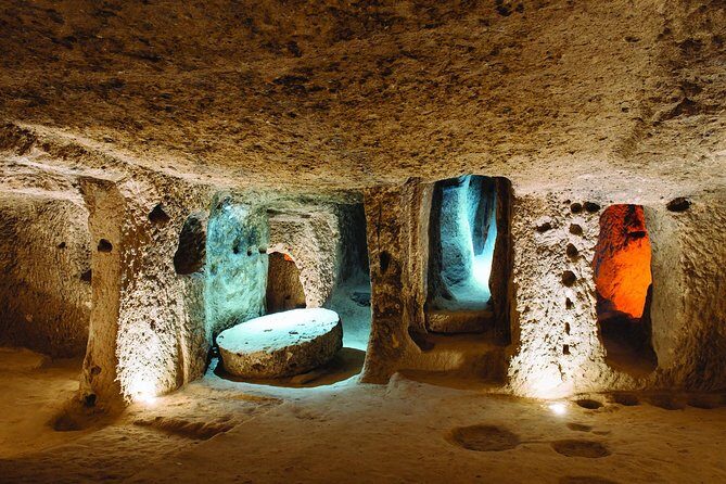 Diamond of Cappadocia Private Mixed Cappadocia Tour - Kaymaklı Underground City: Cool Rock, Tight Passages, Real Survival History