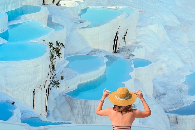 Ephesus and Pamukkale Tours 2 Days 1 Night from Istanbul by plane - Day 2: Pamukkale terraces, Hierapolis ruins, and the swim decision