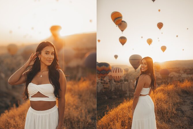 Fascinating Cappadocia Photoshoot by Private Minivan - Love Valley: balloon-position photos with a quick stop