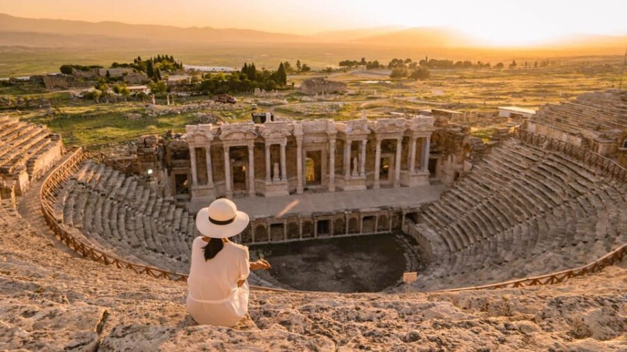 From Antalya: Pamukkale and Hierapolis Tour with Lunch - Hotel pickup and small-group flow in an air-conditioned car