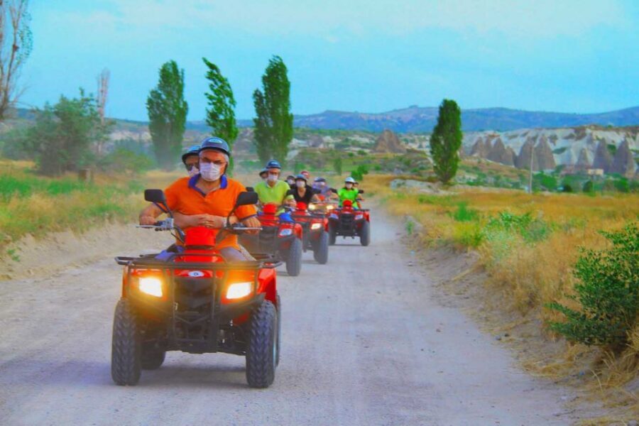 From Göreme: Cappadocia Valleys at Sunset ATV Tour - Love Valley for a focused mid-ride break
