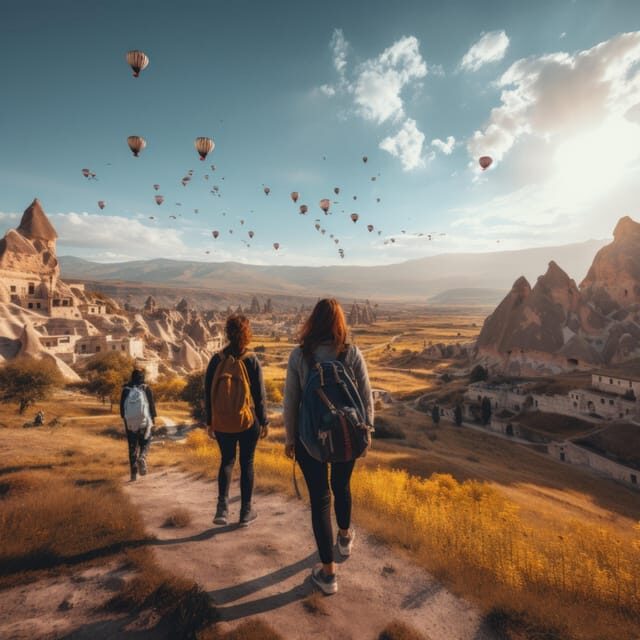 From Istanbul: Complete 3-Day Cappadocia Tour & Flights - Day 2: Optional balloon, Cavusin + Red Valley walks, Underground Özkonak, and Pigeon Valley viewpoints