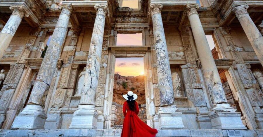 From Istanbul: Ephesus Day Tour with Return Flights - Ephesus Ancient City: Marble Street, chariot-wheel streets, and the Great Theater
