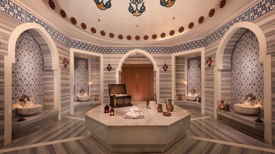 From Istanbul: Turkish Bath Experience - Entering the hamam: waistcloth, clogs, and the heat-under-the-dome reality