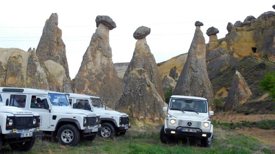 Goreme: Cappadocia Jeep Safari - The route rhythm: hotel pickup, valley stops, and fast photo angles