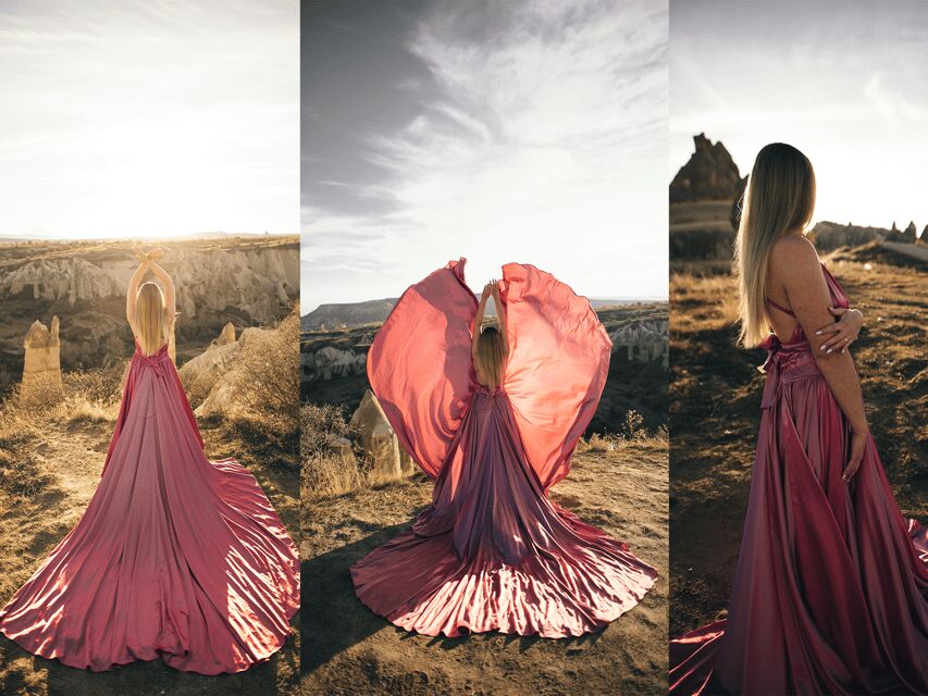 Göreme: Cappadocia Satin Flying Dress Rental - Göreme Dress Shop to Hotel Delivery: How the Rental Works