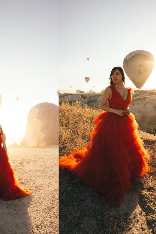 Göreme: Cappadocia Satin Flying Dress Rental - Picking Your Flying Dress: Styles, Colors, and Fitting Time
