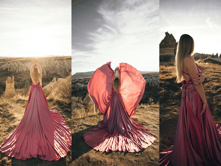 Göreme: Cappadocia Satin Flying Dress Rental - Logistics That Keep Your Shoot Stress Low