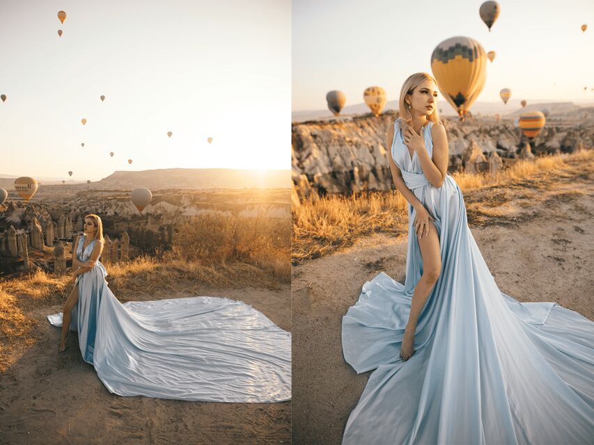Göreme: Cappadocia Satin Flying Dress Rental - Sunrise and Sunset Photo Timing: When the Dress Rental Is Active