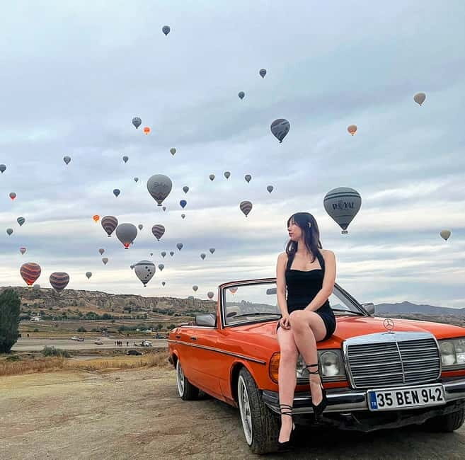 Göreme: Classic Car Tour - Optional upgrades: private photographer and flying suit rental