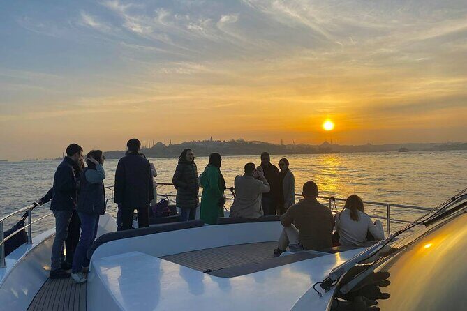 Guided Bosphorus Sunset Cruise on Luxurious Yacht - Small Group Cruise - Bosphorus Bridge: Europe and Asia in a single view
