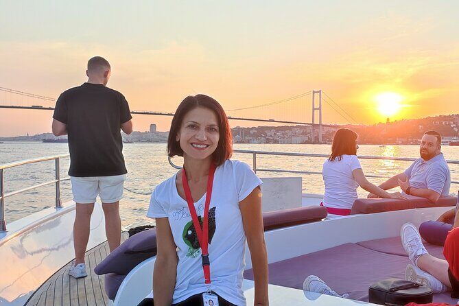 Guided Bosphorus Sunset Cruise on Luxurious Yacht - Small Group Cruise - Rumeli Hisarı: the Bosphorus narrows and the story gets sharper