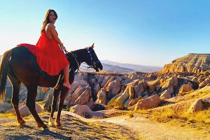 Horse Riding in Cappadocia in fairy chimeys - Rose Valley in Pink Tones: Fairy Chimneys, Rock Churches, and Orchards