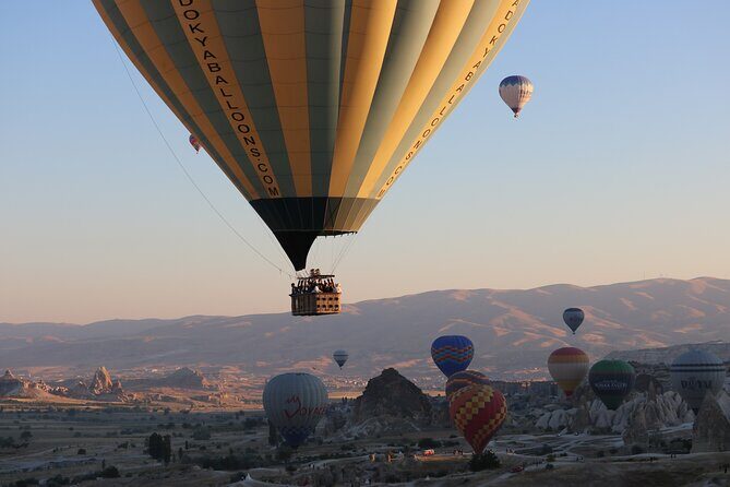 Hot Air Balloon Flight in Cappadocia with Champagne - Flight route highlights: Love Valley, Rose Valley, Uchisar Castle, and Goreme