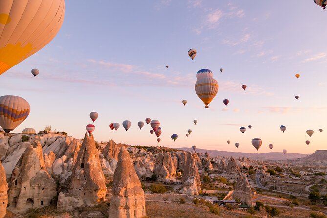 Hot Air Balloon Ride at Sunrise in Goreme, Cappadocia - Love Valley at Sunrise: Fairy Chimneys, Cave Homes, and a Sea of Balloons