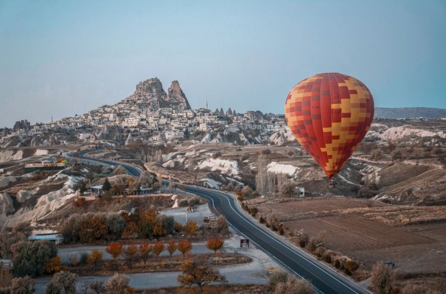Hot air balloons in Goreme red valley - The One-Hour Flight: What You’ll See Over Red Valley