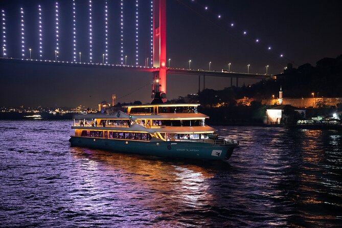 Istanbul Bosphorus Dinner Cruise Turkish Night Show All inclusive - A 3.5-hour Bosphorus night that mixes sights and a show