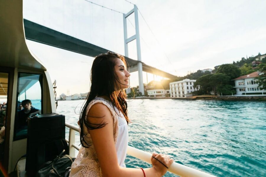 Istanbul: Bosphorus Strait Sightseeing Cruise & Audio Guide - Dolmabahçe Palace and Ortaköy: the opening stretch by the water