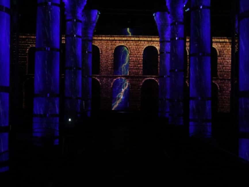 Istanbul: Cistern of Theodosius Entry Ticket and Audio Guide - Where the light/projection moment fits into the visit