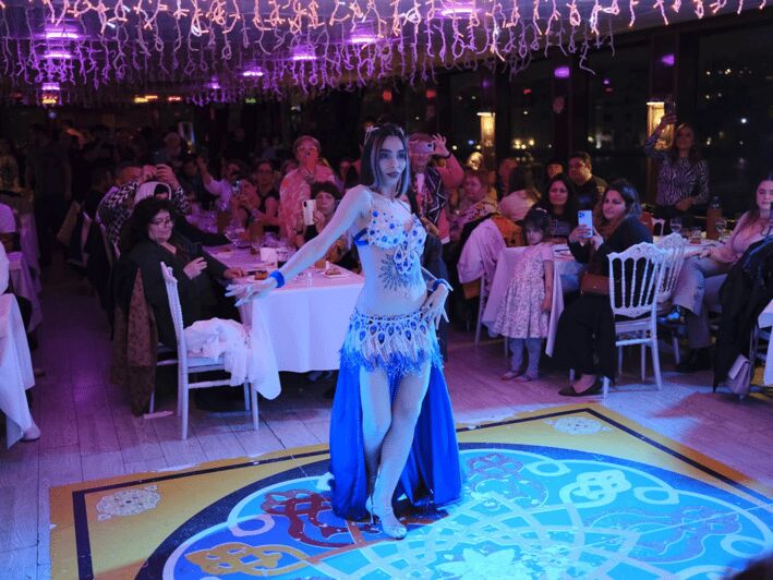 Istanbul: Dinner Cruise with Hotel Pickup & Optional Drinks - 3 Hours on the Bosphorus with Dinner, DJ, and Folk Dance