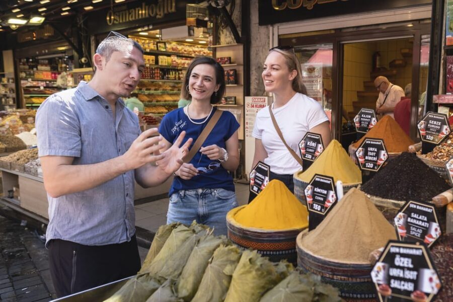 Istanbul: European and Asian Side Guided Foodie Walking Tour - Spice Bazaar Area: Breakfast and the First Big Taste Wave