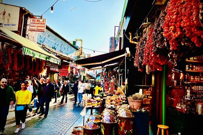 Istanbul Guided Street Food Tour Around European and Asian Sides - Karaköy backstreets for fish wrap, then a dessert finish you’ll remember