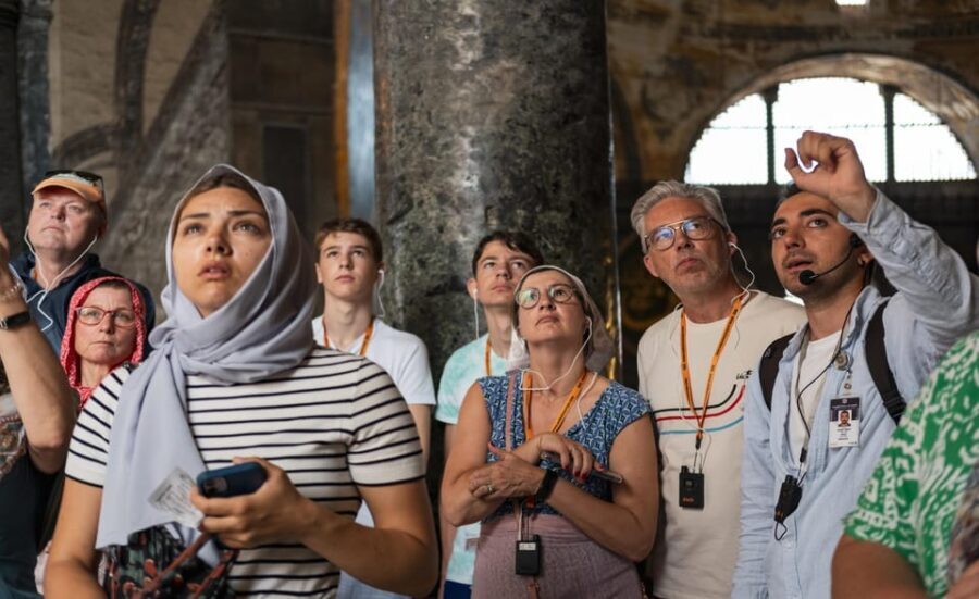 Istanbul: Hagia Sophia & Basilica Cistern Tour with Tickets - Basilica Cistern: Subterranean Palace, Medusa Heads, and 50 Steps