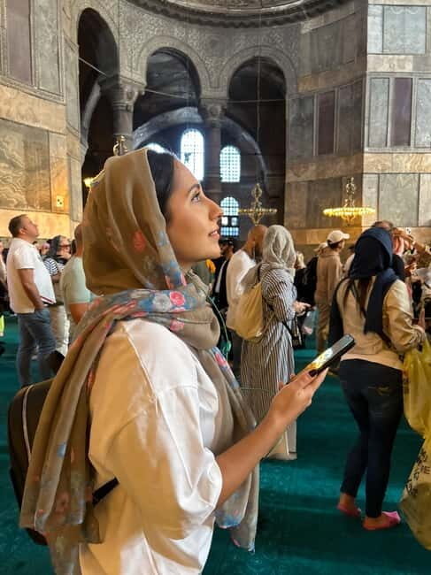 Istanbul: Hagia Sophia Ticket with Audio Guide & Blue Mosque - Best visiting times: when to arrive to feel calmer