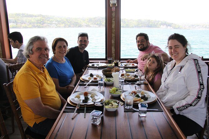 Istanbul Lunch Cruise - Extended Bosphorus Cruise up to the Black Sea - The onboard lunch: two courses, included drinks, and vegetarian planning