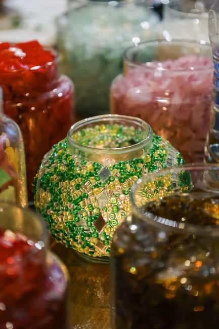 Istanbul: Mosaic Candle Holder Workshop - Included Perks: Materials, Candle, Drinks, and Packing