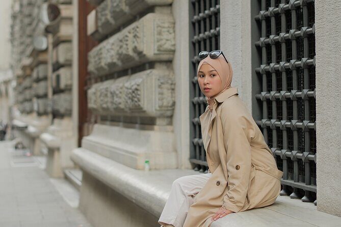 Istanbul Photoshoot at Top Spots - Ortaköy Mosque and Bosphorus Bridge: water views and dramatic lines