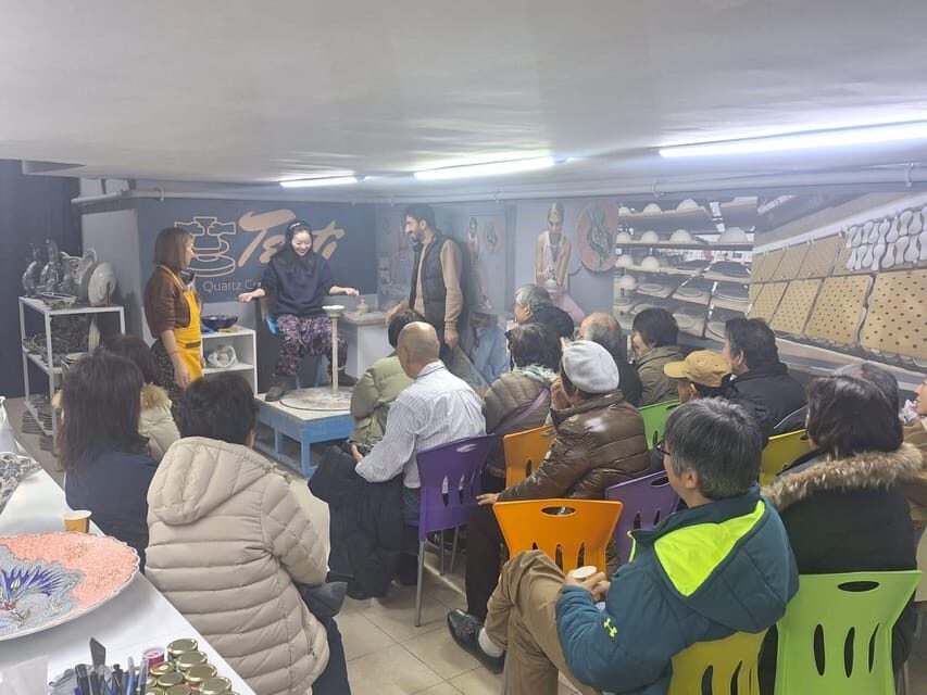 Istanbul: Pottery Workshop - Painting Your Piece (and Getting Color Right)