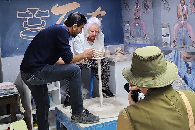 Istanbul Pottery Workshop Class - The red-clay lesson: demo first, then you do the shaping