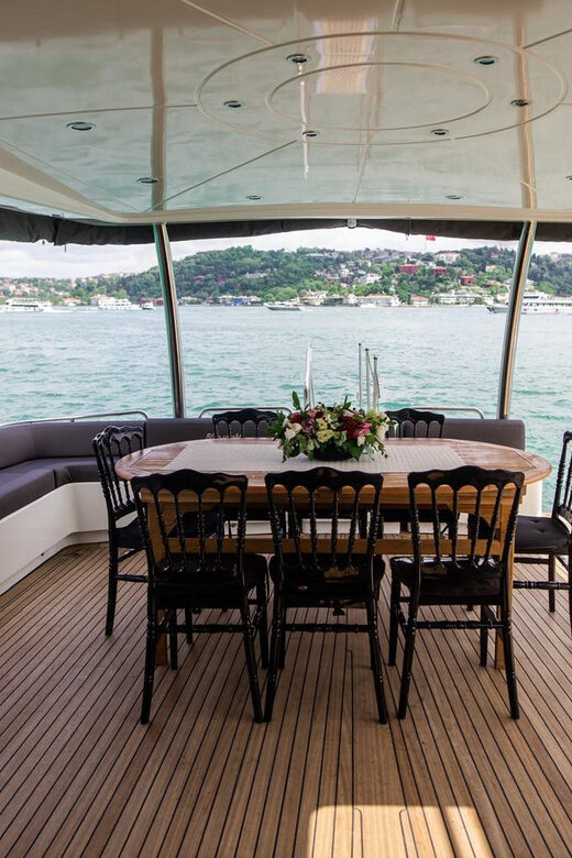 Istanbul: Private Bosphorus Tour On Luxury Yacht Pre #7 - The Signature Photo Zone: Bosphorus Bridge and Maiden’s Tower