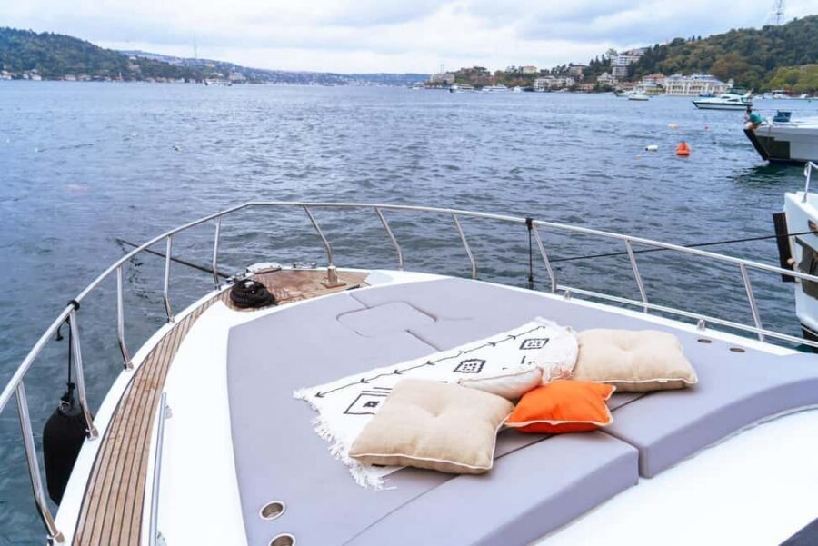 Istanbul: Private Bosphorus Yacht with Tour Guide and Snacks - Onboard comfort: seating, wind cover, and the snacks rhythm
