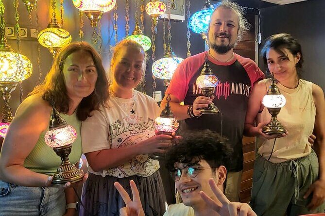 Istanbul: Turkish Mosaic Lamp Workshop in Galata – All Included - Colors, pattern ideas, and the real role of the instructor