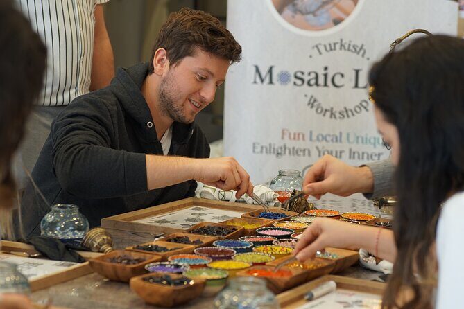Istanbul: Turkish Mosaic Lamp Workshop in Galata – All Included - A small-group feel: capped at 30 people