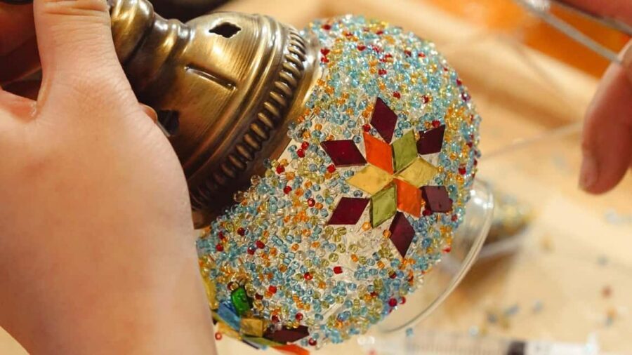 Istanbul: Turkish Mosaic Lamp Workshop with Bosphorus View - The Bosphorus-view tea break is part of the experience