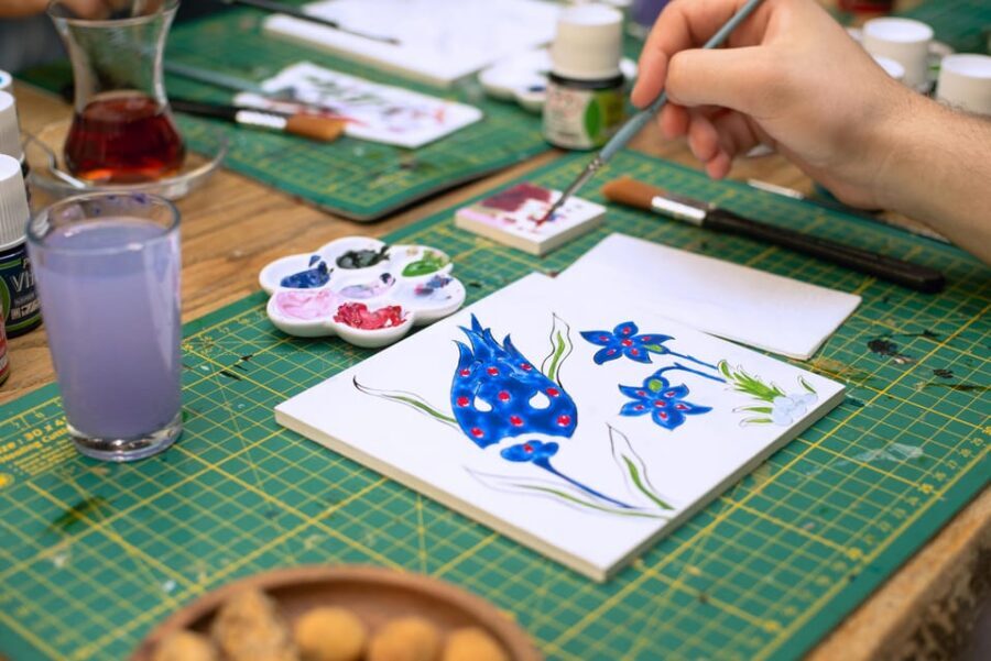 Istanbul: Turkish Tile Painting & Ceramic Workshop w/ Snacks - Meeting at Merhaba Pastaneleri Sirkeci (and why the Asian-side note matters)