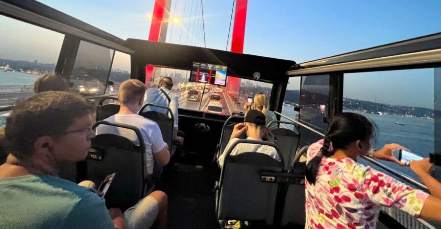 Istanbul: Two Continents Evening Bus Tour with Commentary - Sultanahmet District Drive: Historic Istanbul, Without the Sorting Problem