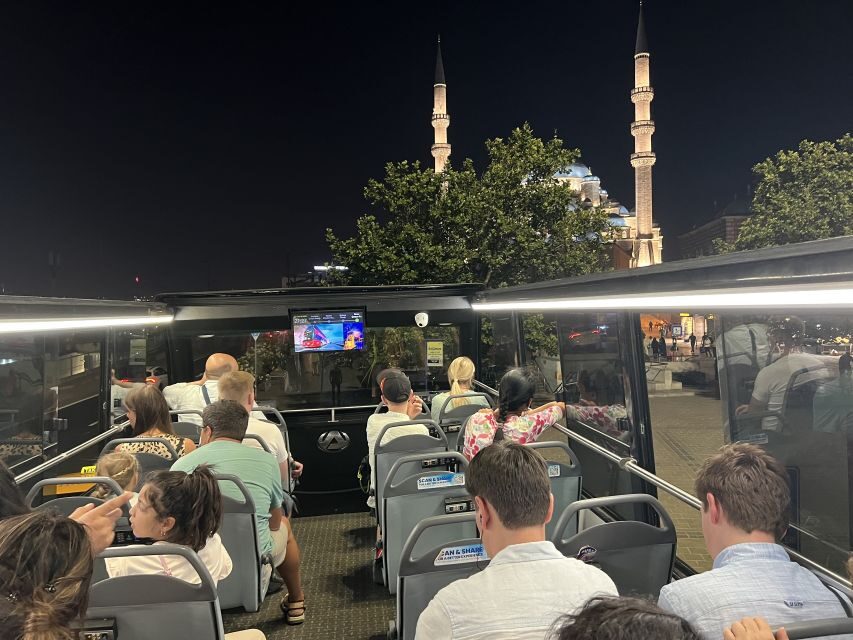 Istanbul: Two Continents Evening Bus Tour with Commentary - Getting On in Sultanahmet Square (Busforus Istanbul Double-Decker)