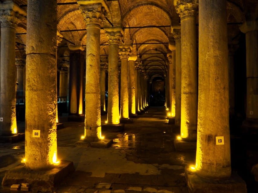 Istanbul:Basilica Cistern Skip-the-Line Ticket & Audio Guide - The Big Scale Hits Fast: 140m, 70m, and 52 Steps Down