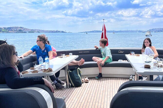 Luxury Bosphorus Yacht Tour – Asian Side Stop & Exploration - The Golden Horn and Galata Area: Views Toward Galata Bridge, Yeni Cami, and Galataport