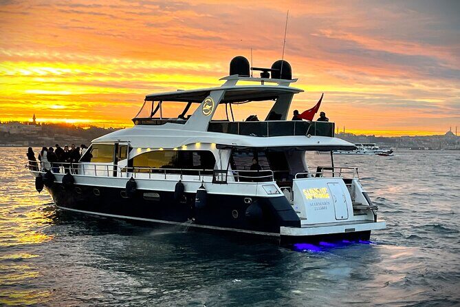 Luxury Sunset Yacht Cruise on the Bosphorus – Refresh & Relax - Yacht, group size, and the feel onboard