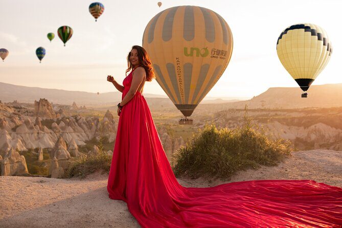 Magical Cappadocia Photoshoot with a Professional Photographer - Love Valley: the fairy-chimney look, plus lots of balloons