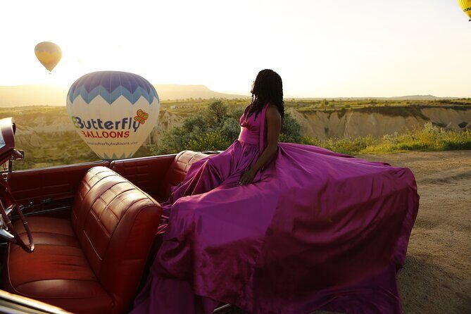 Magical Cappadocia Photoshoot with a Professional Photographer - Çavuşin stop: watch balloon prep and takeoff from the camera side