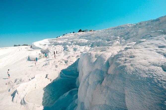 Pamukkale Day Tour From Istanbul /w flight - Pamukkale Thermal Pools: white terraces, warm water, and barefoot reality