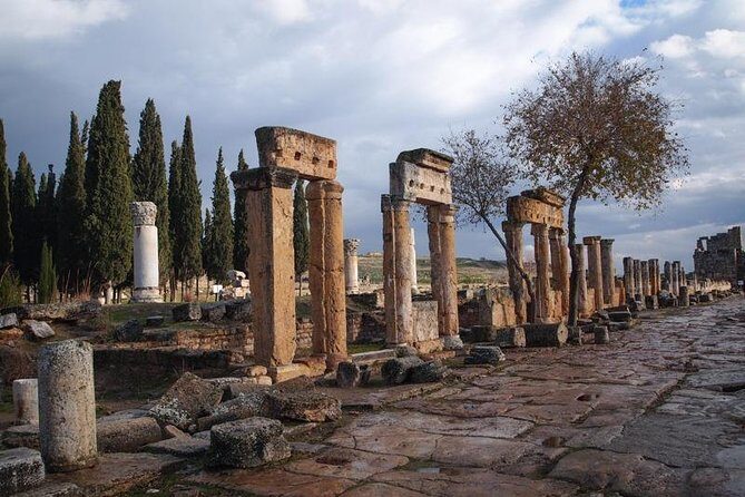 Pamukkale Day Tour From Istanbul /w flight - Hierapolis ruins: Roman Odeon, Roman Baths, and Theatre in one hour