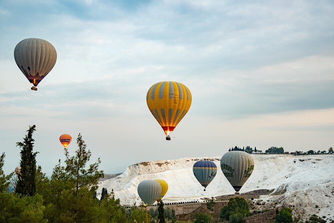 Pamukkale Hot Air Balloon Flight - Championship Moment on Landing: Certificate and Champagne Toast